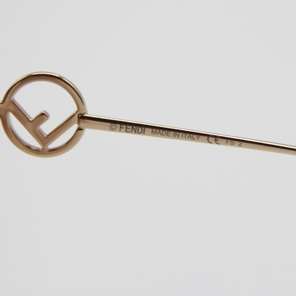 NEW FENDI FF 0323/S S45 GOLD SUNGLASSES FF 0323/S - Picture 11 of 13